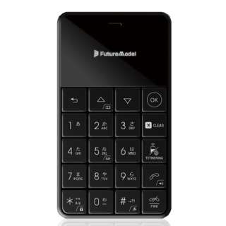 无支持FutureModel未来型号NichePhone-S-4G黑色"MOB-N18-01BK"nanoSIM ｄｏｃｏｍｏ/软银SIM的SIM移动电话
