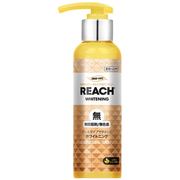 REACH(リーチ) 歯磨き粉 ポンプ式 レモンミントの香り 銀座