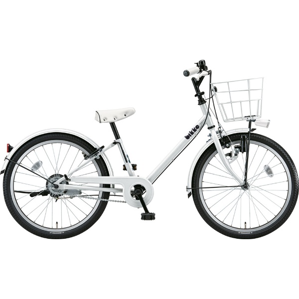 22型 子供用自転車 bikke j(ホワイト×シングル/シングルシフト)BK22VJ【2019年モデル】 【キャンセル・返品不可】