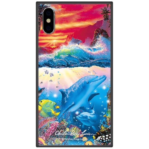 iPhone XS Max 6 5インチ用 ラッセン ガラスハイブリッド C SHANGRI LA SUNSET 藤家Fujiya 通販 ビックカメラ com