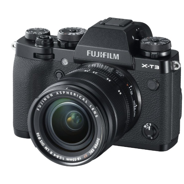 FUJIFILM 富士フイルム FUJIFILM X-T3 18-55mm レンズキット ブラック ミラーレス一眼 カメラ