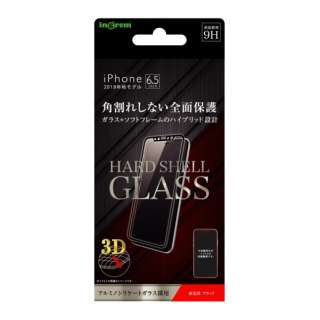 iPhone XS Max 6.5C`f KXtB 3D 9H Sʕی  \tgt[ IN-P19FSG/CB ubN