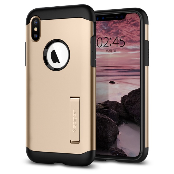 iPhone XS 5.8 Case Slim Armor Champagne Gold