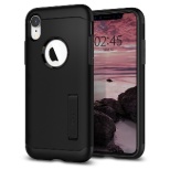 iPhone XR 6.1 Case Slim Armor Black yïׁAOsǂɂԕiEsz
