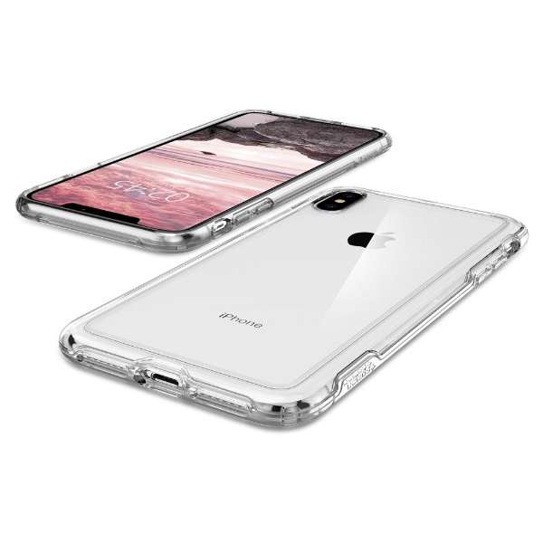 iPhone XS Max 6.5 Case Crystal Hybrid Crystal Clear yïׁAOsǂɂԕiEsz_3
