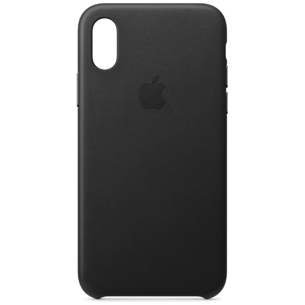 iPhone Xs レザーケース　ブラック