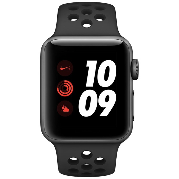 スマホ/家電/カメラApple Watch 3 Nike Cellular 38mm スペースグレイ