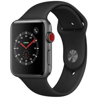 Apple Watch Series 3iGPS + Cellularfj- 42mmXy[XOCA~jEP[XƃubNX|[coh MTH22J/A