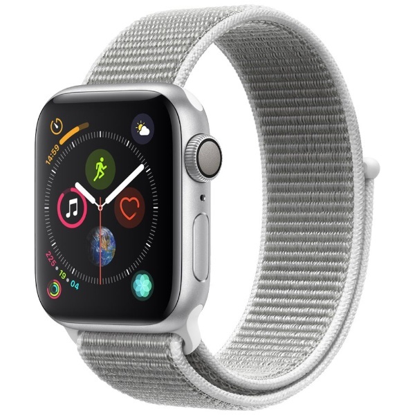 Apple Watch Series 4（GPSモデル）- 40mm シルバーアルミニウムケースとシーシェルスポーツループ MU652J/A  アップル｜Apple 通販 | ビックカメラ.com