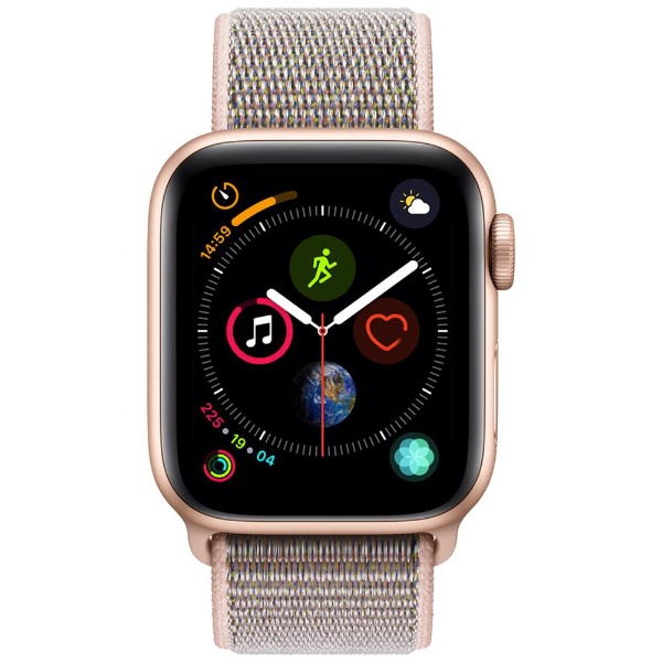 スマートフォン携帯電話Apple Watch Series 4  40mm ゴールド＋ブラックスポーツ