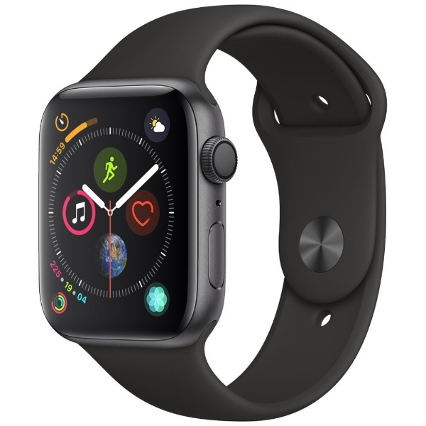 Apple Watch Series 4（GPSモデル）- 44mm スペースグレイアルミニウムケースとブラックスポーツバンド MU6D2J/A  アップル｜Apple 通販