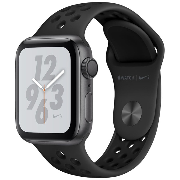 Apple Watch Nike+ Series 4（GPSモデル）- 40mm  スペースグレイアルミニウムケースとアンスラサイト/ブラックNikeスポーツバンド MU6J2J/A