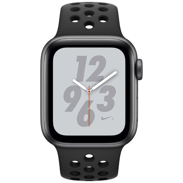 ビックカメラ.com - Apple Watch Nike+ Series 4（GPSモデル）- 40mm  スペースグレイアルミニウムケースとアンスラサイト/ブラックNikeスポーツバンド MU6J2J/A