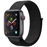 Apple Watch Series 4(ＧＰＳ+Cellular型号)-40mm空间灰色铝包和黑色运动循环MTVF2J/A
