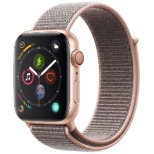 Apple Watch Series 4(ＧＰＳ+Cellular型号)-44mm黄金铝包和粉红三明治运动循环MTVX2J/A