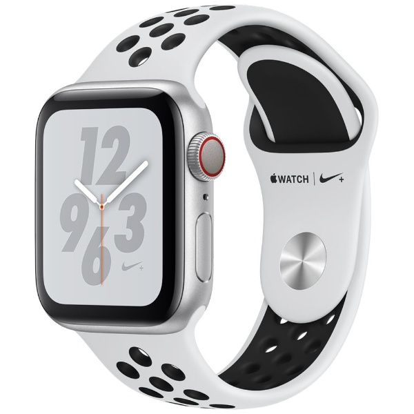 Apple Watch Nike+ Series 4（GPS + Cellularモデル）- 40mm シルバー 