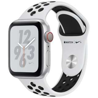 Apple Watch Nike+ Series 4iGPS + Cellularfj- 40mm Vo[A~jEP[XƃsAv`i/ubNNikeX|[coh MTX62J/A