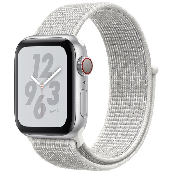 Apple Watch Nike+ Series 4（GPS + Cellularモデル）- 40mm シルバー