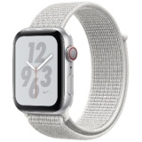 Apple Watch Nike+Series 4(ＧＰＳ+Cellular型号)-44mm银铝包和峰会白Nike运动循环MTXJ2J/A_1