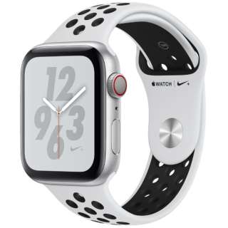 Apple Watch Nike Series 4 Gps Cellularモデル 44mm シルバーアルミニウムケースとピュアプラチナム ブラックnikeスポーツバンド Mtxk2j A アップル Apple 通販 ビックカメラ Com