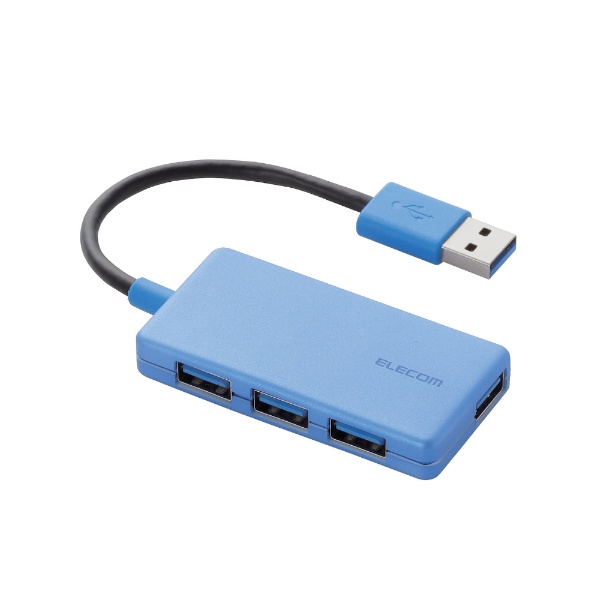U3H-A416BX USB-Aϥ (Chrome/Mac/Windows11б) ֥롼 [Хѥ /4ݡ /USB3.0б]
