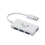 U3H-A416BXF1 USB-Aハブ (Chrome/Mac/Windows11対応) ホワイトフェイス [バスパワー /4ポート /USB3.0対応]