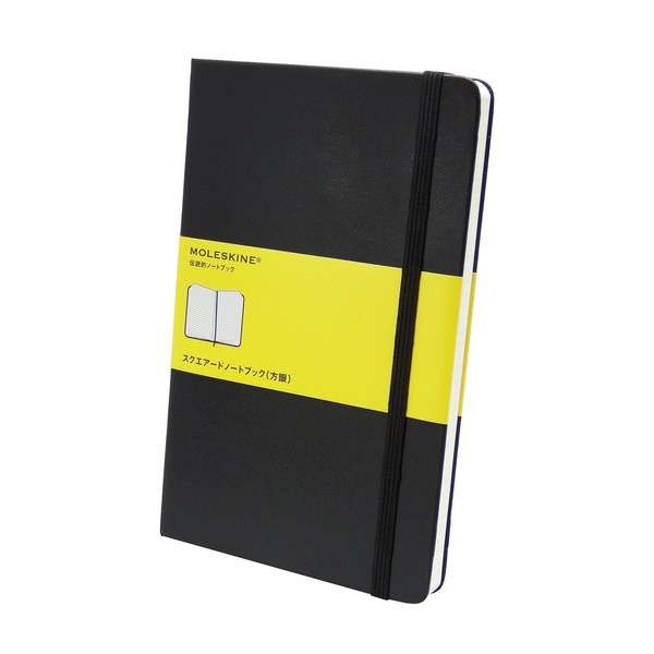 古典的笔记本硬书面Pocket黑色MM712[方眼格]_1