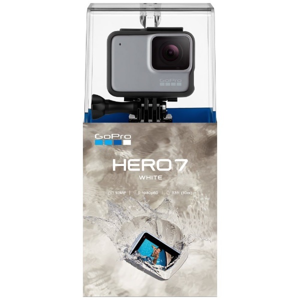 マイクロSD対応 フルハイビジョンムービー ウェアラブルカメラ GoPro（ゴープロ） HERO7 ホワイト CHDHB-601-FW  [フルハイビジョン対応 /防水] GoPro｜ゴープロ 通販