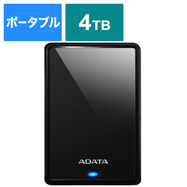 AHV620S-4TU31-CBK 外付けHDD ブラック [ポータブル型 /4TB] ADATA