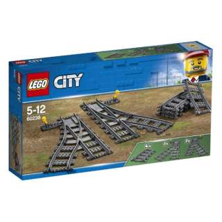 有LEGO(Ｌｅｇｏ)60238城交叉的轨道安排