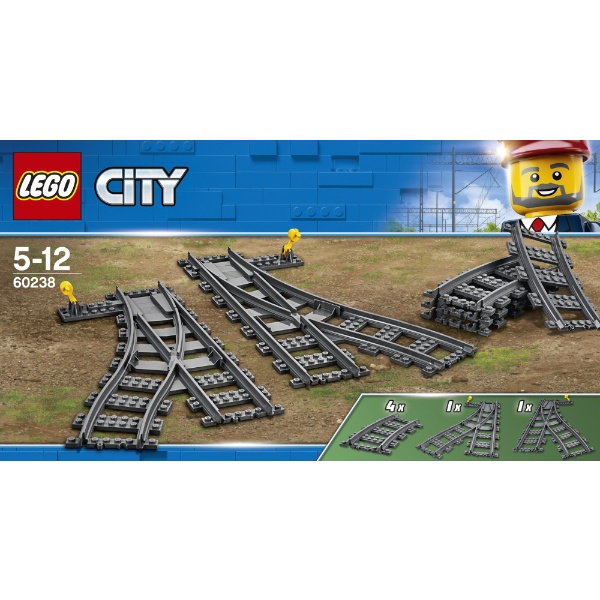 LEGO（レゴ） 60238 シティ 交差付きレールセット