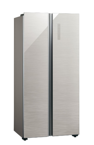AQR-SBS45H-S 冷蔵庫 パノラマオープン冷蔵庫 ヘアラインシルバー [2