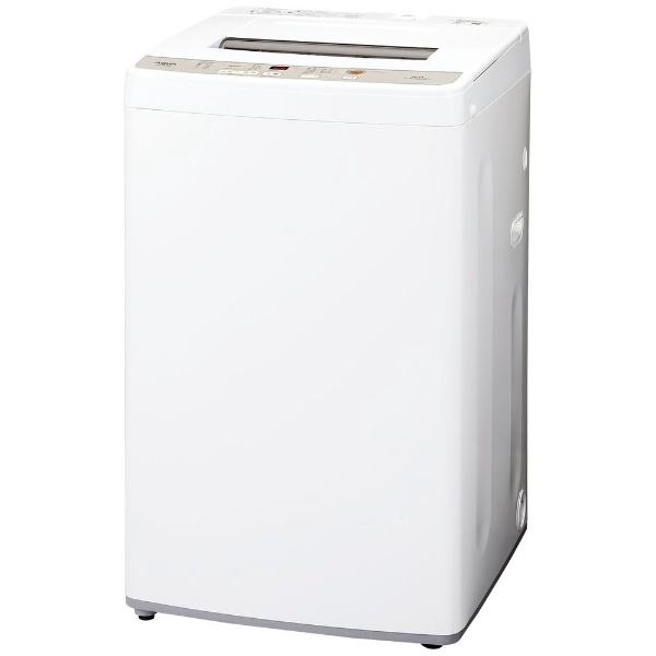 AQW-S60G-W 全自動洗濯機 ホワイト [洗濯6.0kg /乾燥機能無 /上開き]