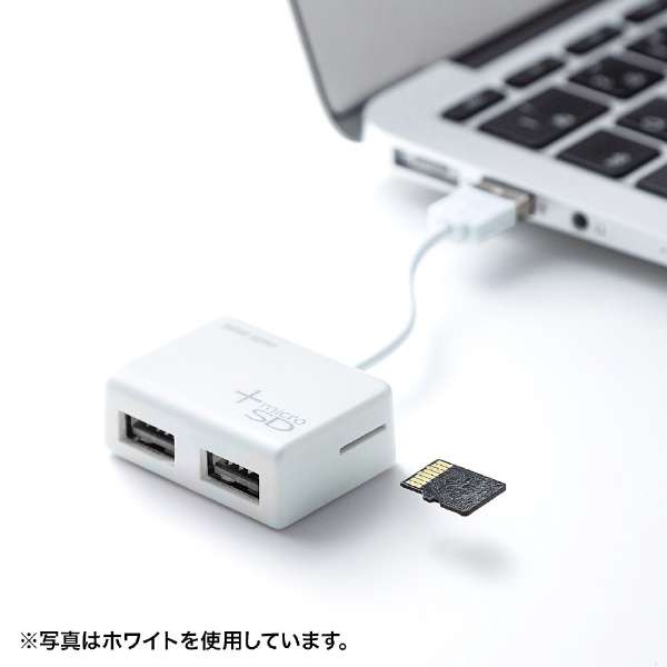 mUSB-A IXX microSDJ[hXbg / USB-A3nϊA_v^ ubN USB-2HC319BK_4