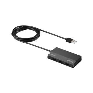 BSH4A128U3 USBハブ ブラック [バス＆セルフパワー /4ポート /USB3.0対応]