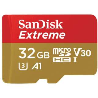 microSDHCJ[h ExtremeiGNXg[j SDSQXAF-032G-JN3MD [Class10 /32GB]