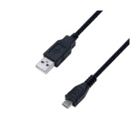 USB[d큕P[u 50cm 2.1A micro STRONG BK [0.5m]