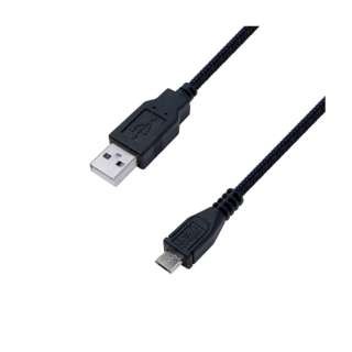 USB[d큕P[u 50cm 2.1A micro STRONG BK [0.5m]_1