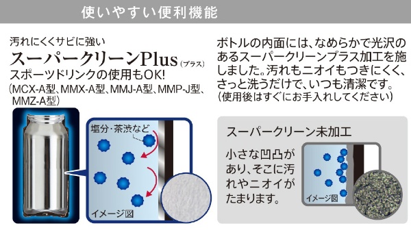 ステンレスミニボトル [500ml/ワンタッチ] metsa(メッツェ） ブルネラ