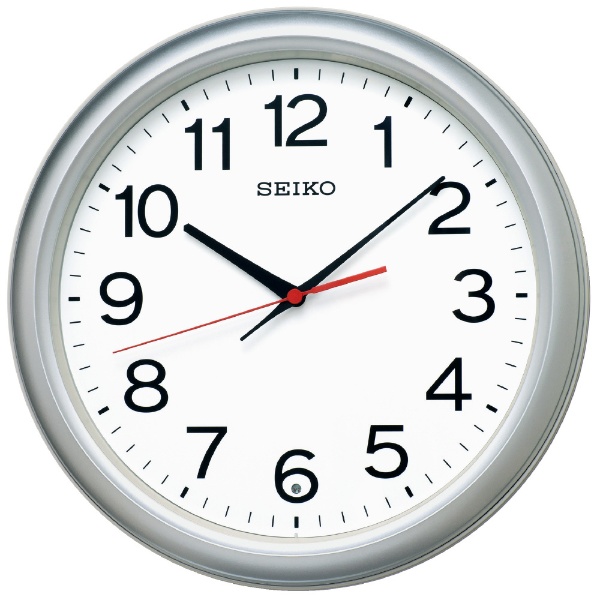 『1年保証』 掛け時計 オフィスタイプ 銀色メタリック 新商品 KX250S 電波自動受信機能有