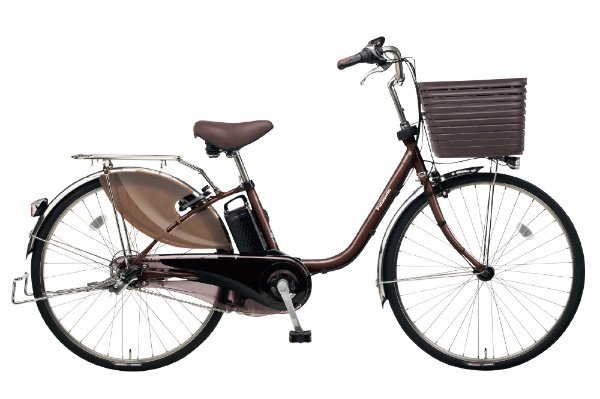 24型 電動アシスト自転車 ビビ・DX(ビターブラウン/内装3段変速)BE