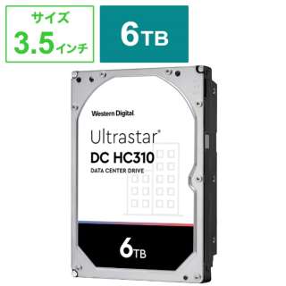 HUS726T6TALE6L4 HDD SATAڑ Ultrastar DC HC310 [6TB /3.5C`] yoNiz