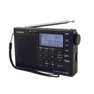 携帯ラジオ パールブラック AR-MD20 [AM/FM/短波/長波 /ワイドFM対応]