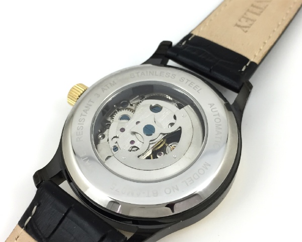 ベントレー 高級感を醸し出す機械式腕時計 BT-AM075-BKG BTAM075BKG-