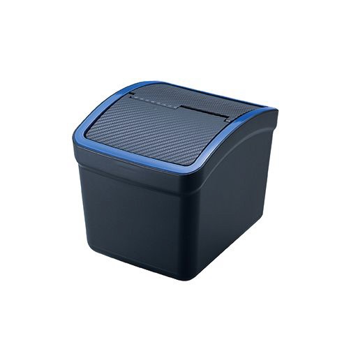 DZ308 おもり付ゴミ箱 カーボン調 予約販売 ブルー 激安価格と即納で通信販売