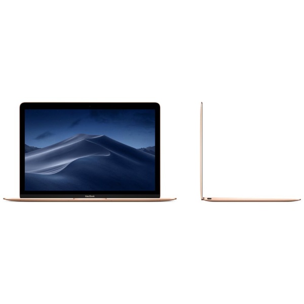 MacBook 12インチ[SSD 256GB/メモリ 8GB/1.2GHzデュアルコアCore m3]ゴールド MRQN2J/A