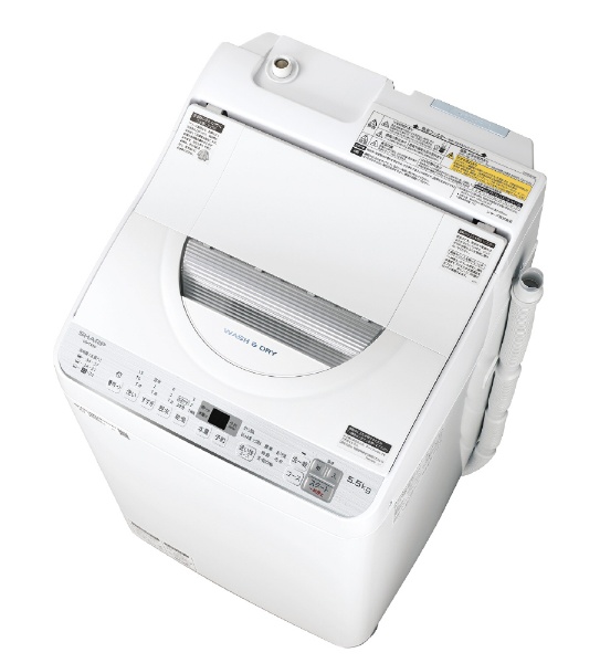 ES-TX5C-S立式洗衣烘干机银派[在洗衣5.5kg/干燥3.5kg/加热器干燥/上开 