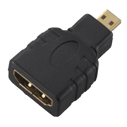 HDMI変換・延長プラグ OHM ブラック VIS-P0599 [HDMI⇔MicroHDMI]