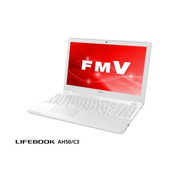 FMVA50C3WP笔记本电脑LIFEBOOK AH50/C3高级白[15.6型/Windows10 Home/intel Core i7/Office HomeandBusiness/存储器:4GB/HDD:1TB/2018一年11月型号]_1