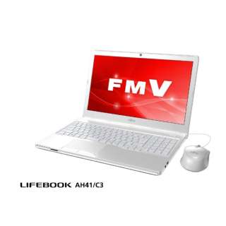 FMVA41C3W m[gp\R LIFEBOOK AH41/C3 A[ozCg [15.6^ /Windows10 Home /AMD EV[Y /Office HomeandBusiness /F4GB /SSDF256GB /2018N11f]